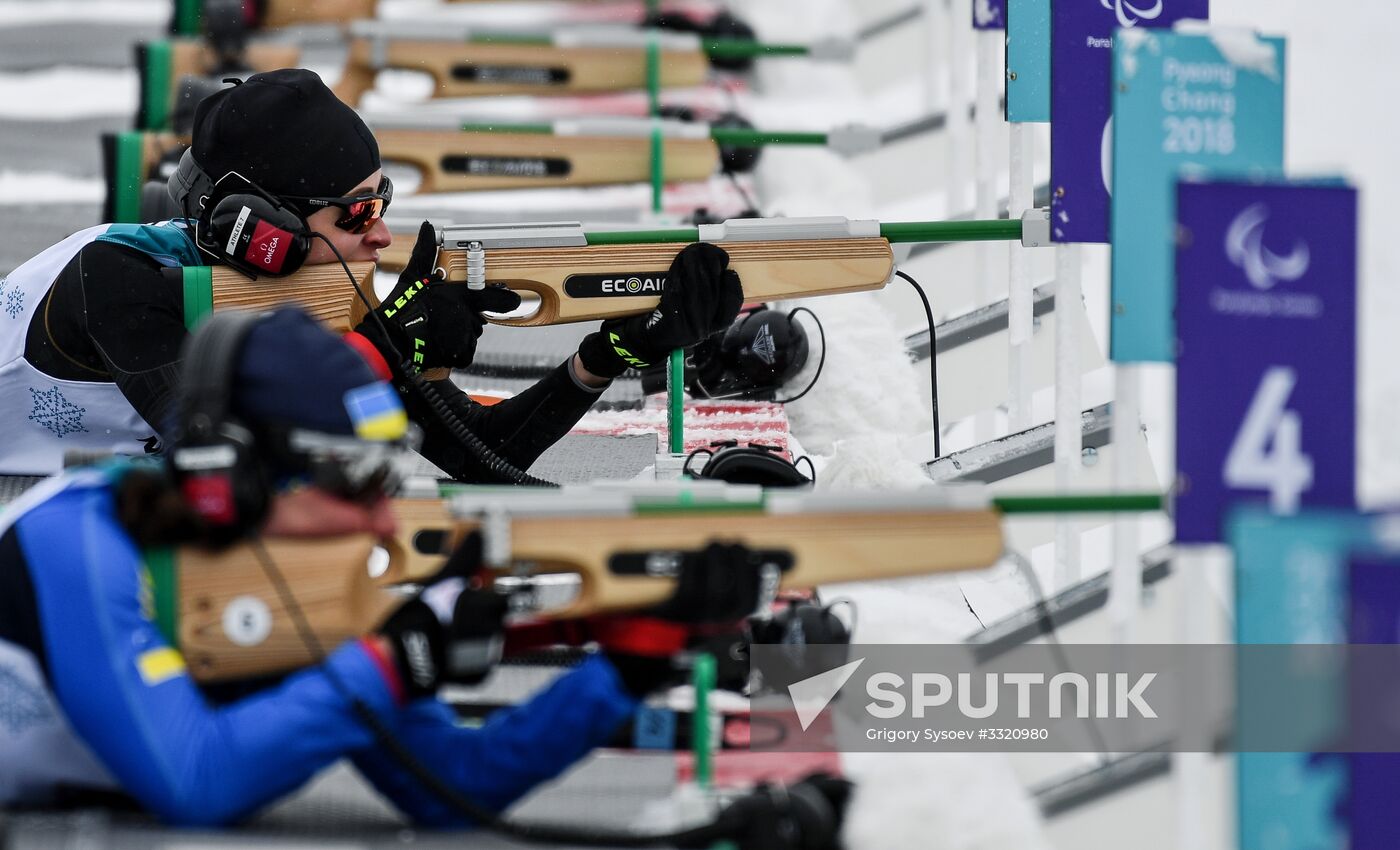 PyeongChang Paralympics 2018. Biathlon. Women. Long distance