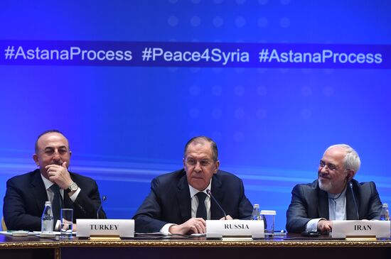 Meeting of foreign ministers of Syria truce guarantor countries