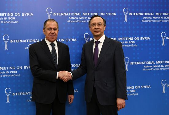 Meeting of foreign ministers of Syria truce guarantor countries