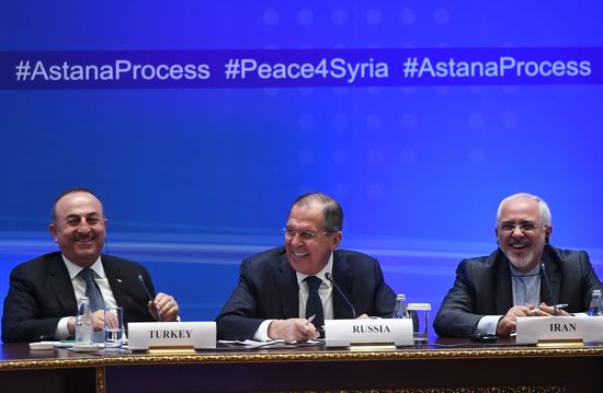 Meeting of foreign ministers of Syria truce guarantor countries