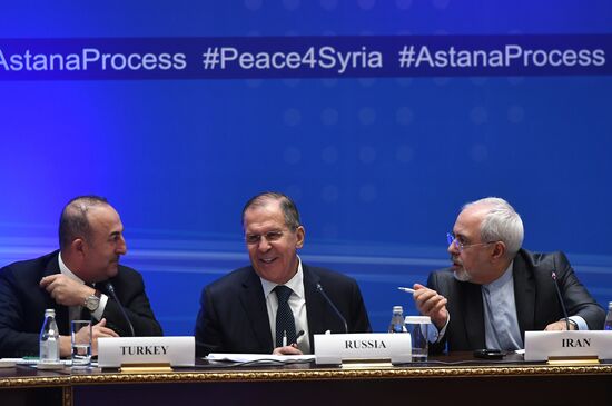 Meeting of foreign ministers of Syria truce guarantor countries