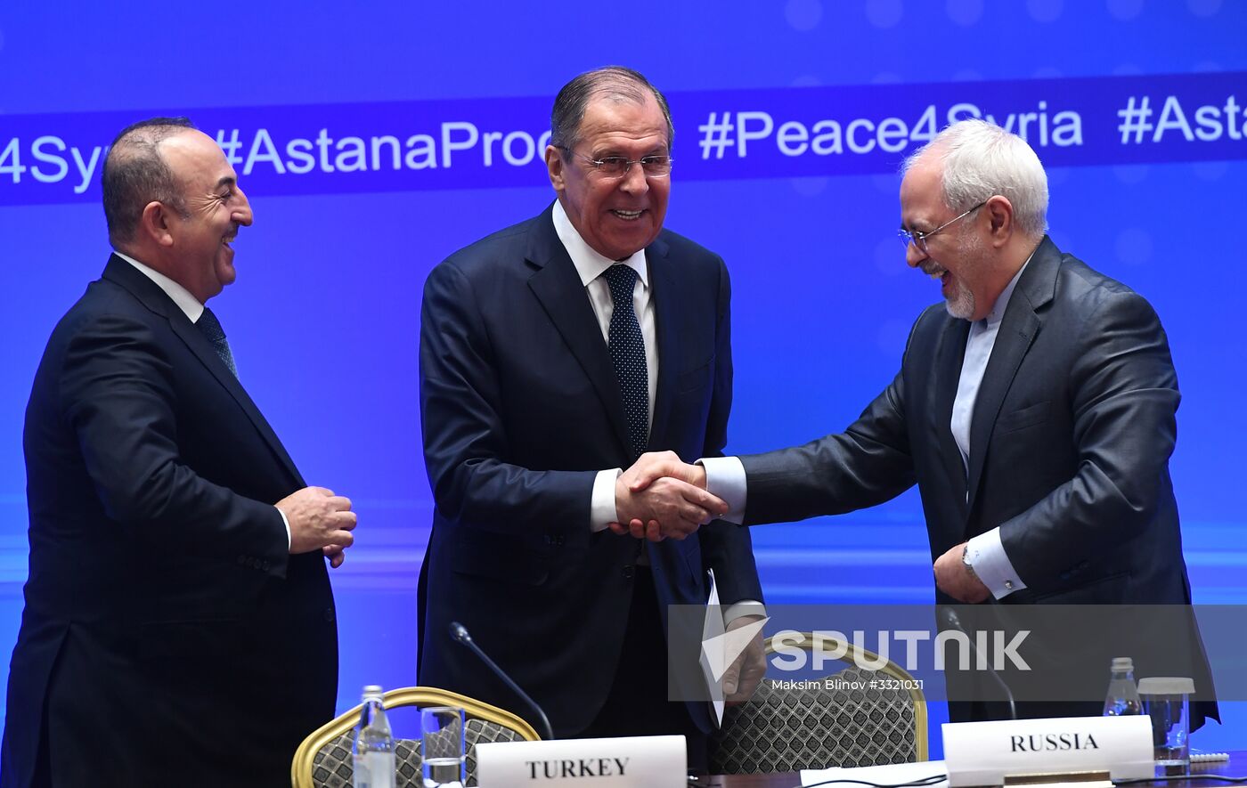 Meeting of foreign ministers of Syria truce guarantor countries