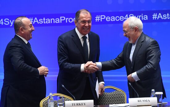 Meeting of foreign ministers of Syria truce guarantor countries