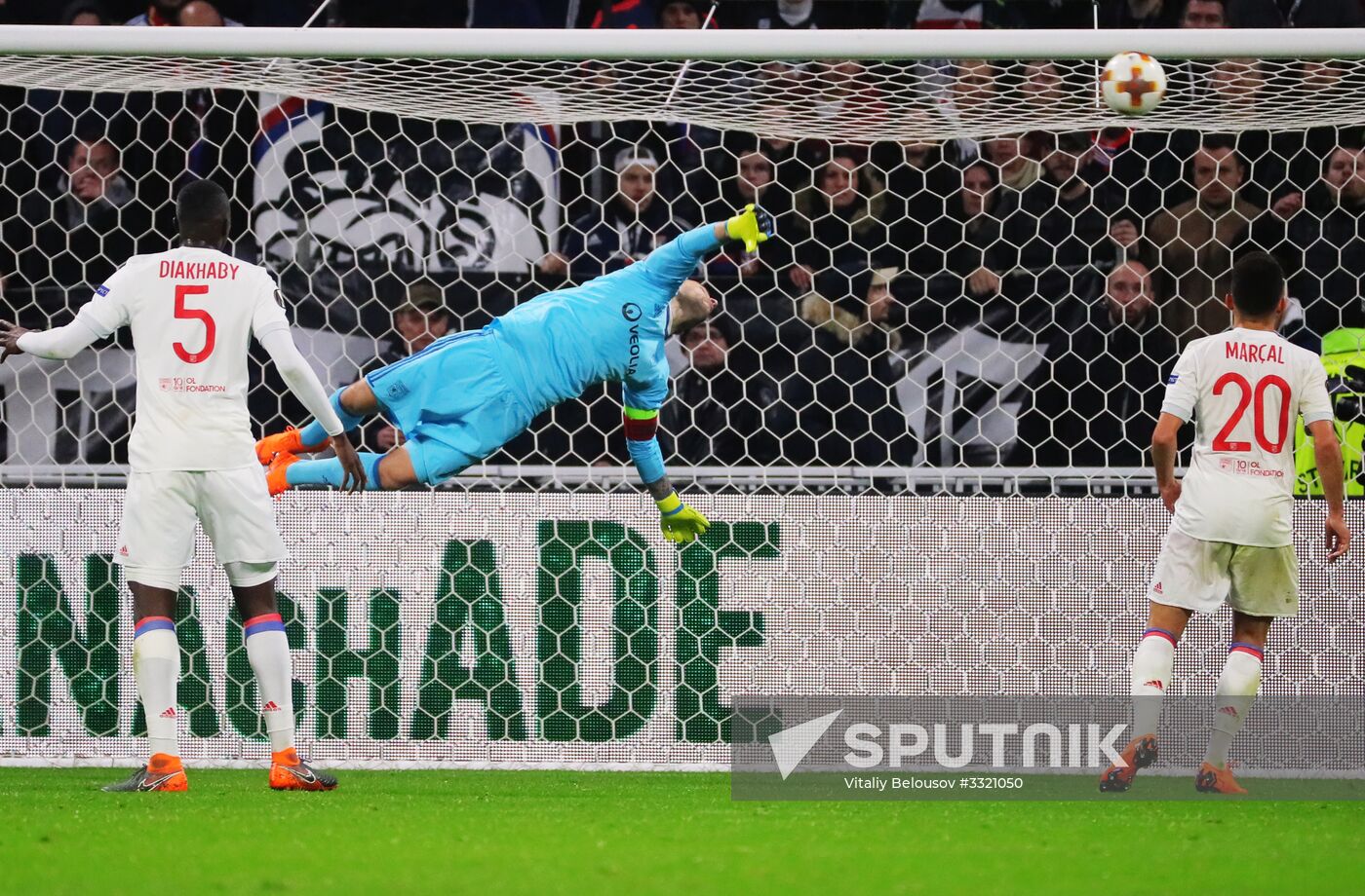 Football. UEFA Europa League. Lyon vs. CSKA