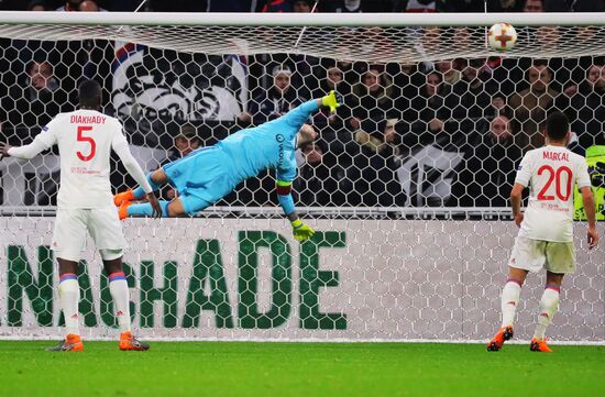 Football. UEFA Europa League. Lyon vs. CSKA