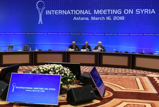 Meeting of foreign ministers of Syria truce guarantor countries