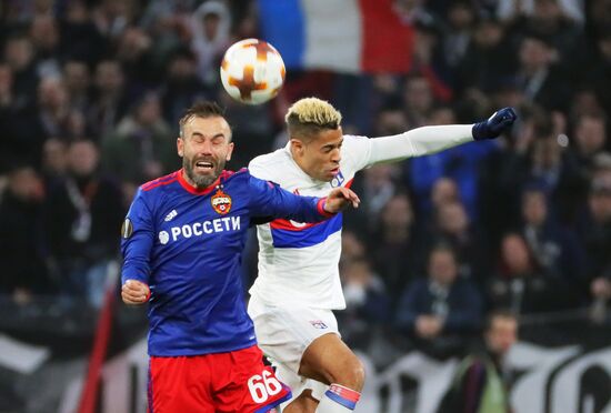 Football. UEFA Europa League. Lyon vs. CSKA