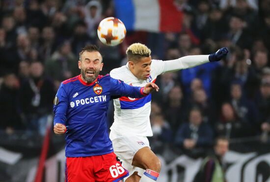 Football. UEFA Europa League. Lyon vs. CSKA