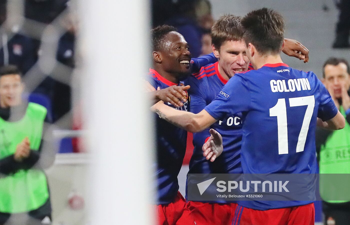 Football. UEFA Europa League. Lyon vs. CSKA