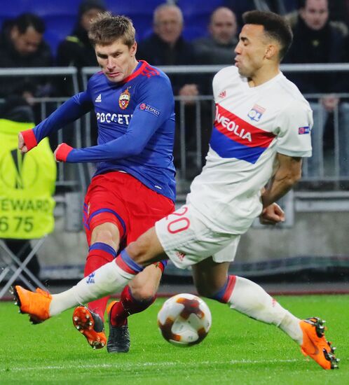 Football. UEFA Europa League. Lyon vs. CSKA