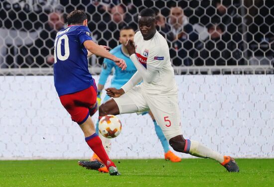 Football. UEFA Europa League. Lyon vs. CSKA