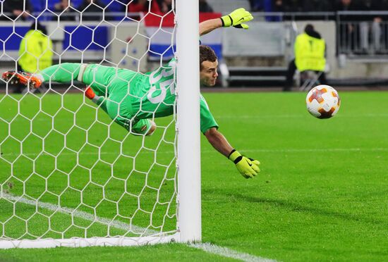 Football. UEFA Europa League. Lyon vs. CSKA