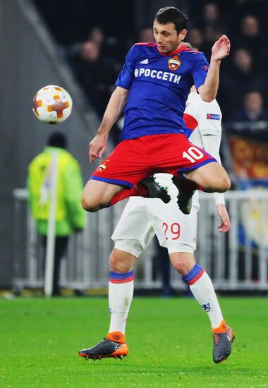 Football. UEFA Europa League. Lyon vs. CSKA