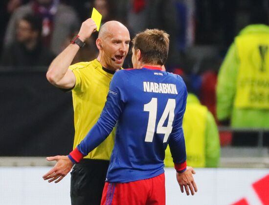 Football. UEFA Europa League. Lyon vs. CSKA
