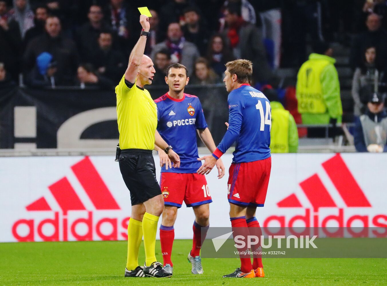 Football. UEFA Europa League. Lyon vs. CSKA