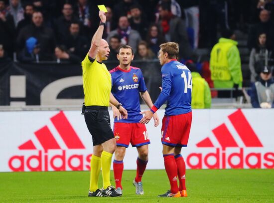 Football. UEFA Europa League. Lyon vs. CSKA