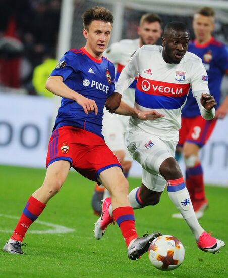 Football. UEFA Europa League. Lyon vs. CSKA