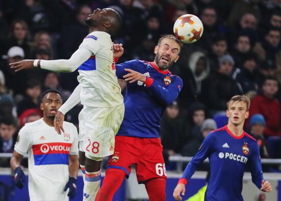Football. UEFA Europa League. Lyon vs. CSKA