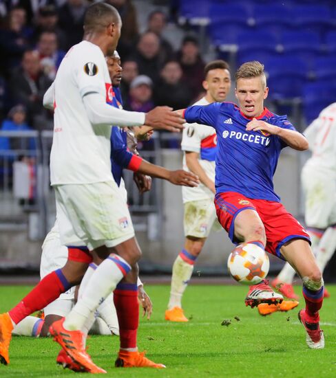 Football. UEFA Europa League. Lyon vs. CSKA
