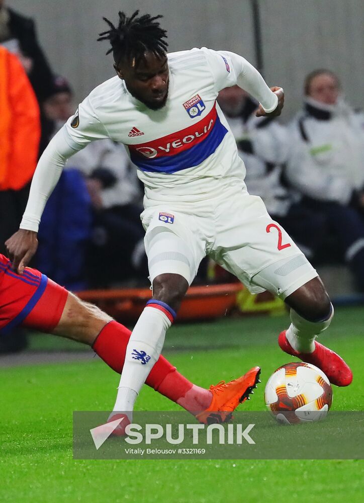 Football. UEFA Europa League. Lyon vs. CSKA