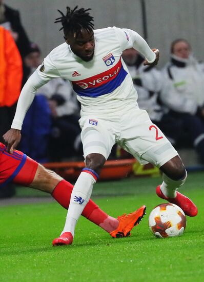 Football. UEFA Europa League. Lyon vs. CSKA