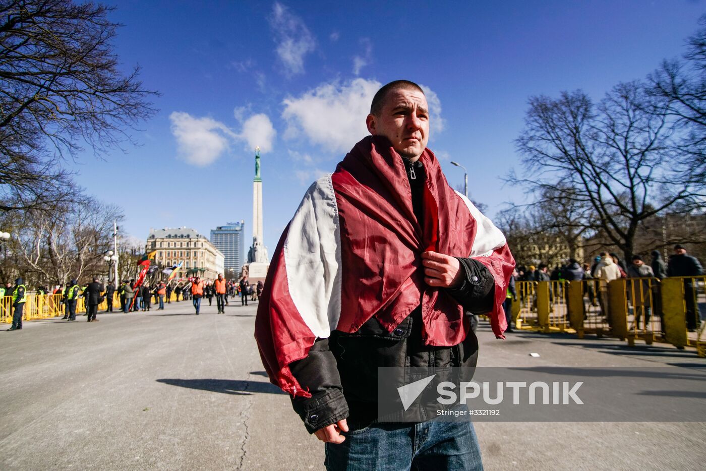 March of former Latvian Waffen SS legionaries in Riga