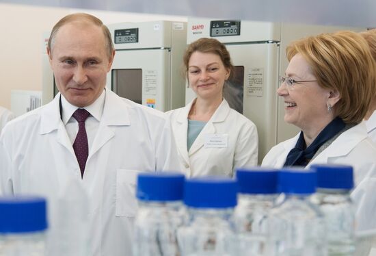 President Putin's working trip to St. Petersburg