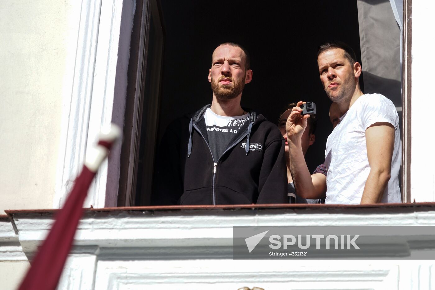 March of former Latvian Waffen SS legionaries in Riga