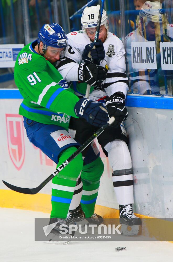 Ice hockey. KHL. Salavat Yulaev vs. Traktor