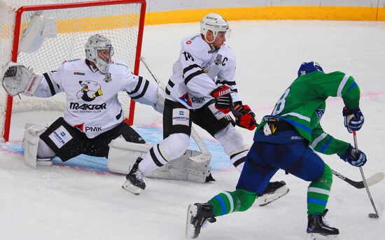 Ice hockey. KHL. Salavat Yulaev vs. Traktor