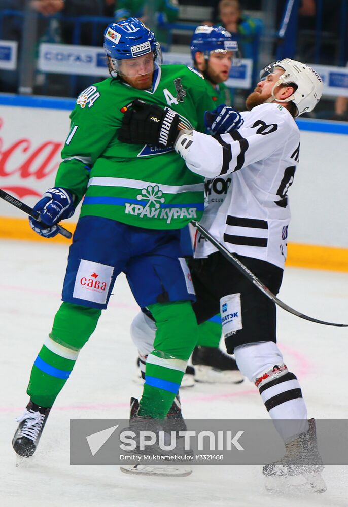 Ice hockey. KHL. Salavat Yulaev vs. Traktor