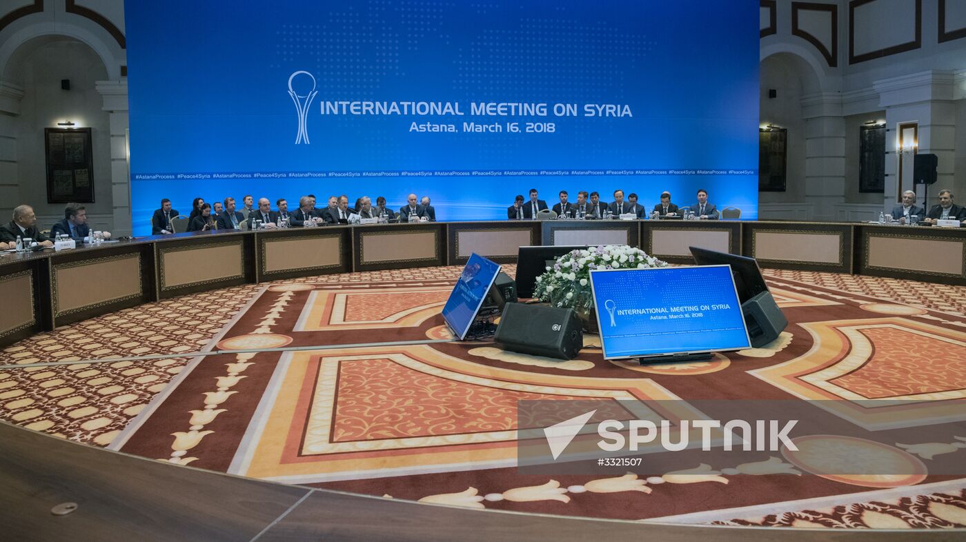 Meeting of foreign ministers of Syria truce guarantor countries