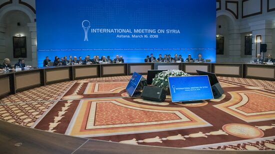 Meeting of foreign ministers of Syria truce guarantor countries