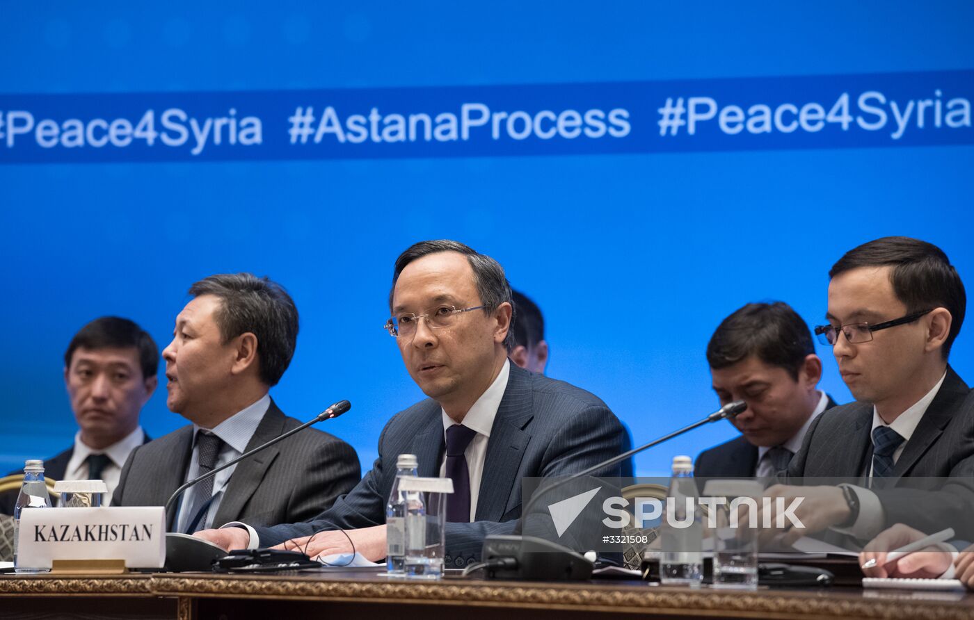 Meeting of foreign ministers of Syria truce guarantor countries