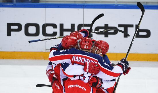 Ice hockey. Kontinental Hockey League. CSKA vs. Jokerit