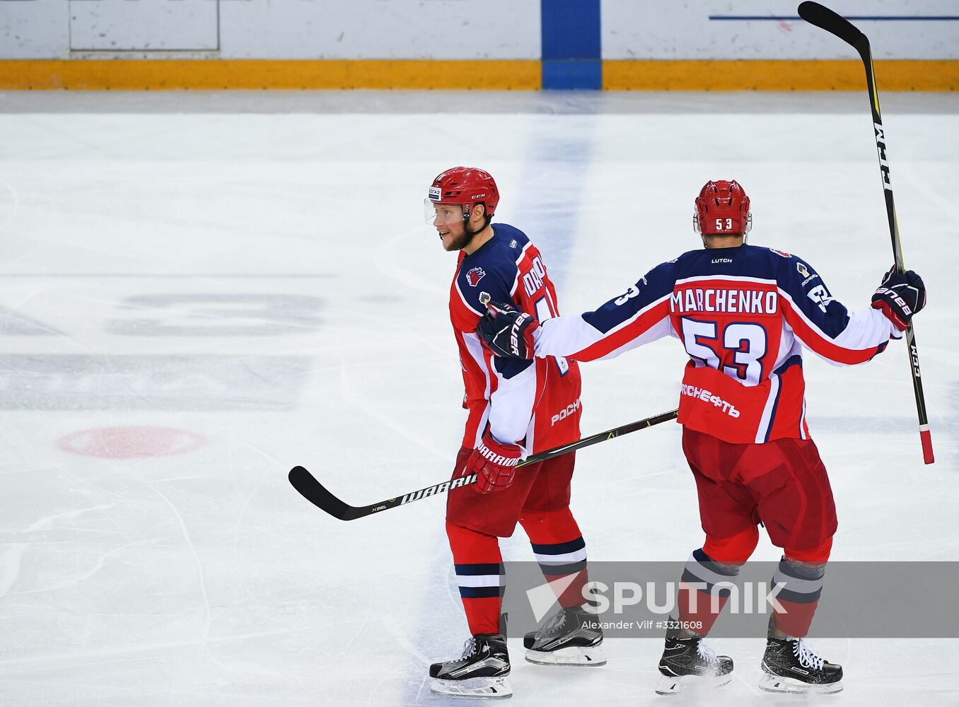 Ice hockey. Kontinental Hockey League. CSKA vs. Jokerit