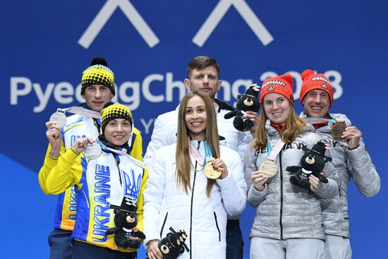 2018 Winter Paralympics. Medal ceremony. Day eight