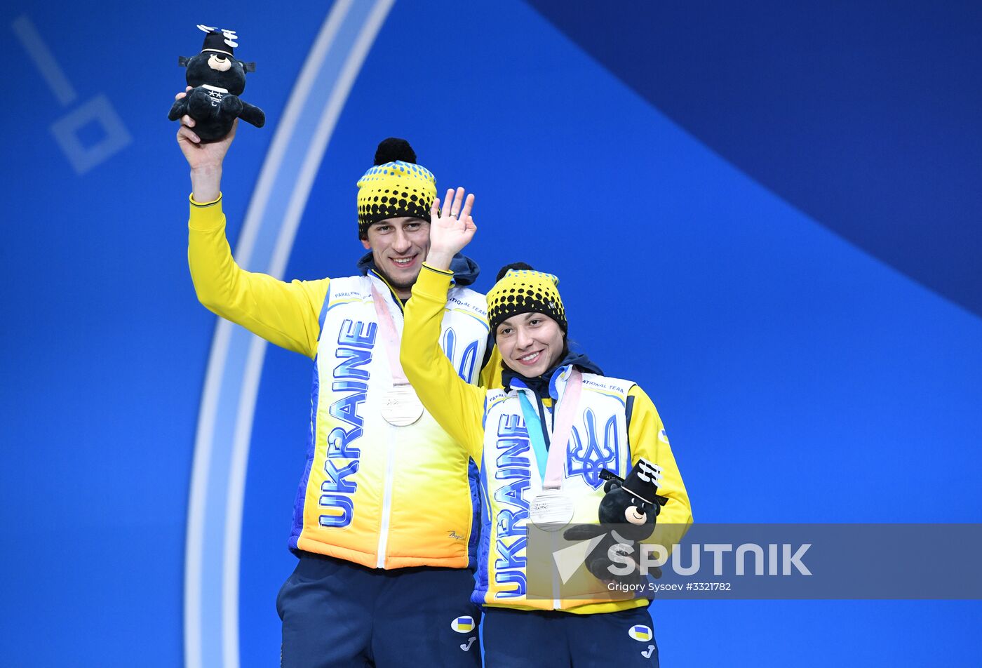 2018 Winter Paralympics. Medal ceremony. Day eight