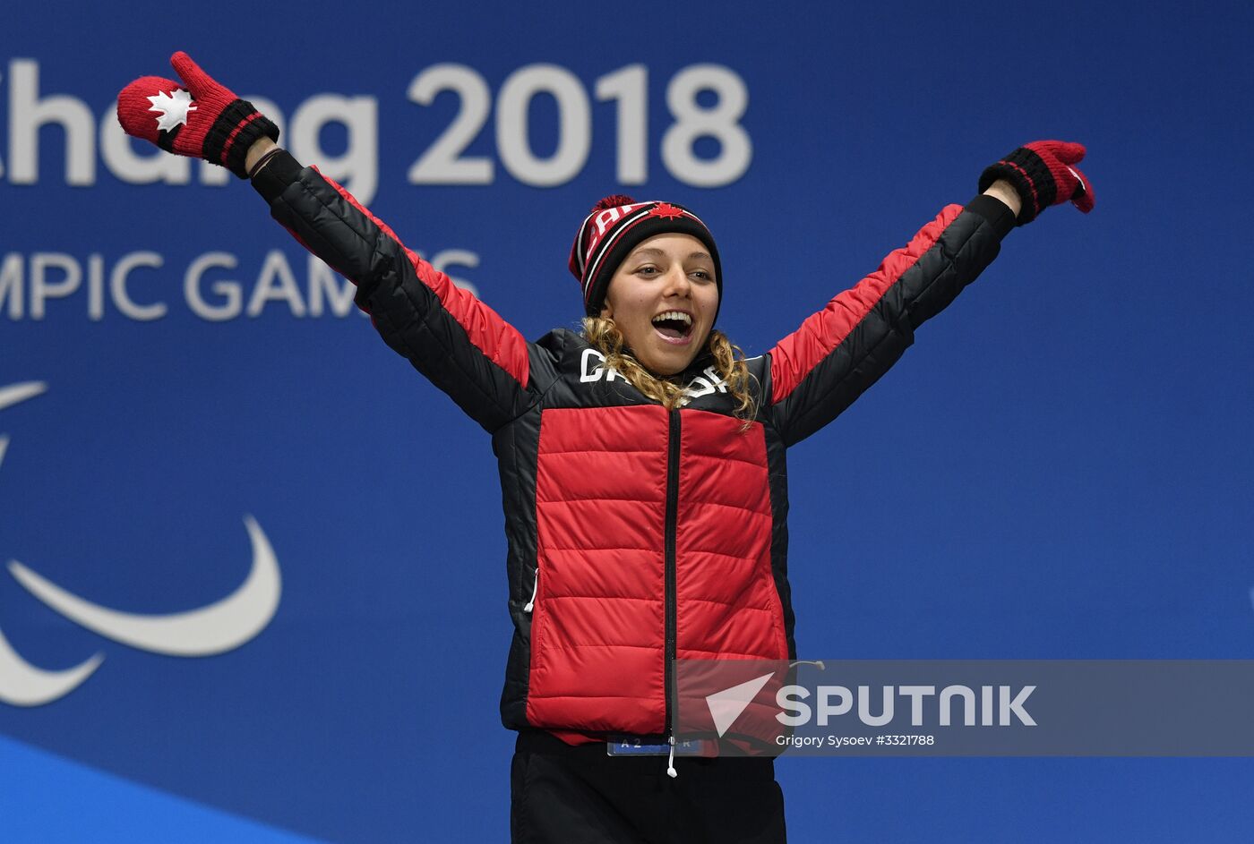 2018 Winter Paralympics. Medal ceremony. Day eight