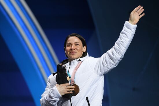 2018 Winter Paralympics. Medal ceremony. Day eight