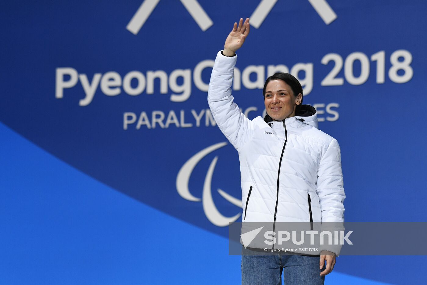 2018 Winter Paralympics. Medal ceremony. Day eight