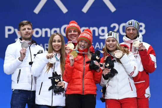 2018 Winter Paralympics. Medal ceremony. Day eight