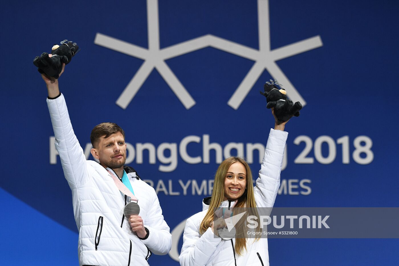 2018 Winter Paralympics. Medal ceremony. Day eight
