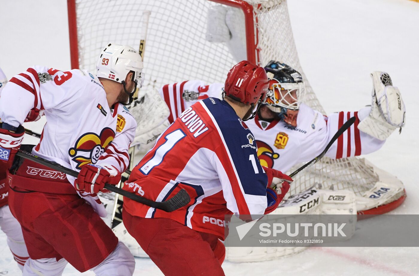 Ice hockey. KHL. CSKA vs. Jokerit