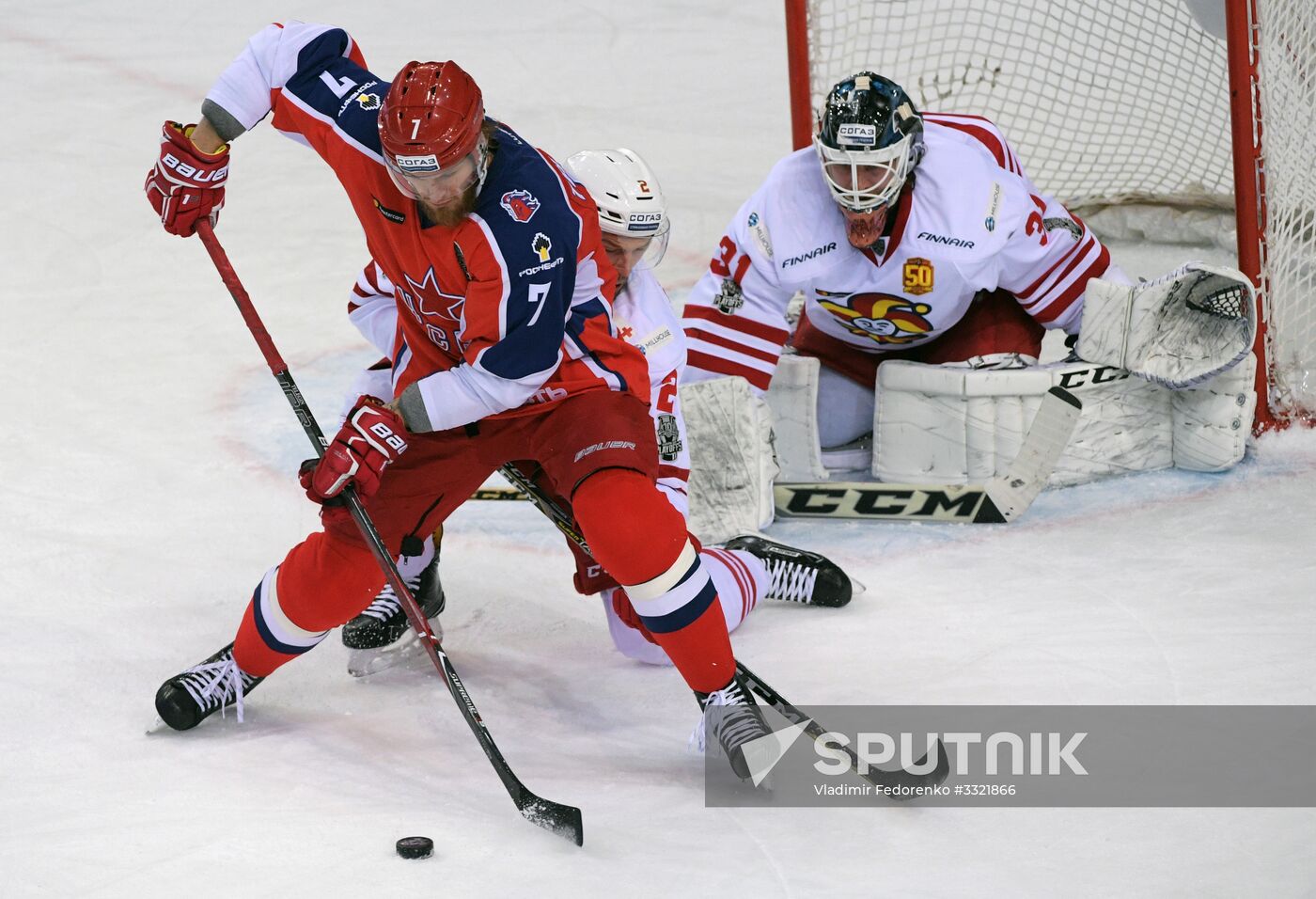 Ice hockey. KHL. CSKA vs. Jokerit