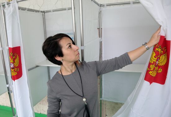 Polling stations prepare for elections in Stavropol Territory