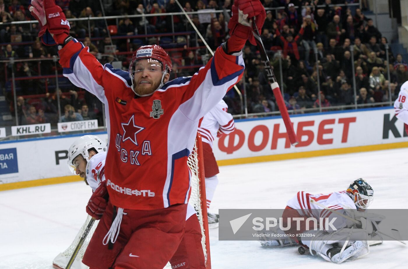 Ice hockey. KHL. CSKA vs. Jokerit