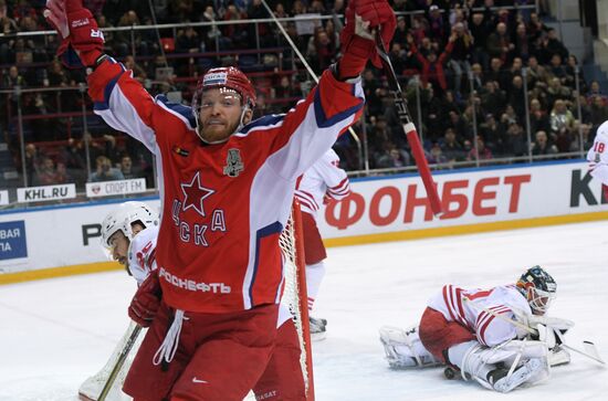 Ice hockey. KHL. CSKA vs. Jokerit