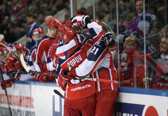 Ice hockey. KHL. CSKA vs. Jokerit