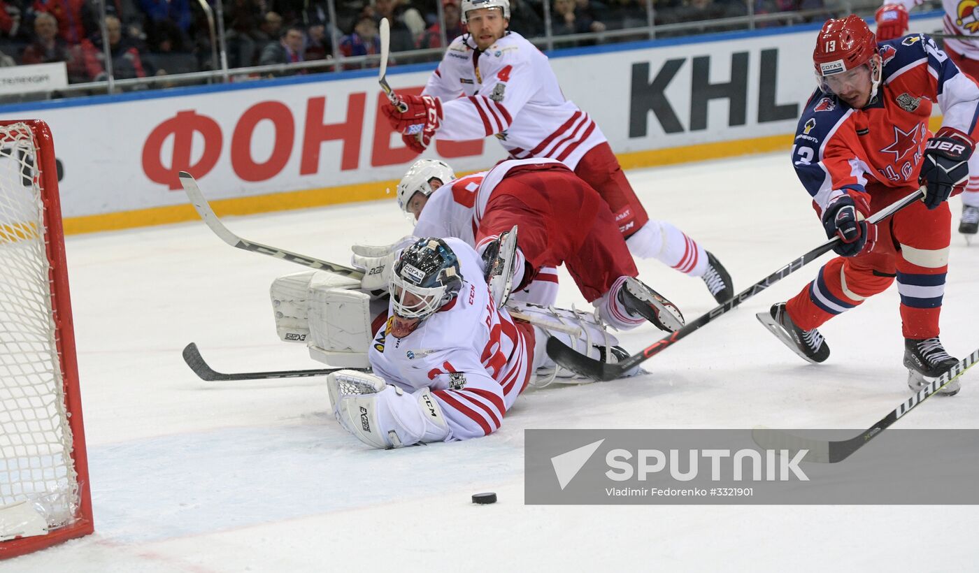 Ice hockey. KHL. CSKA vs. Jokerit